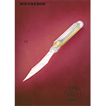 Étude de design BOUCHERON par Michel BECKER Couteau Vue couleur