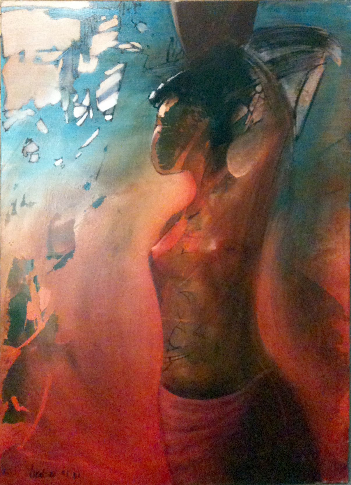 AFRIQUE - 97 cm x 146 cm - Acrylique sur toile